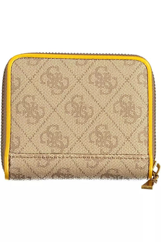 Guess Jeans Chic Sunshine Yellow Zip Wallet