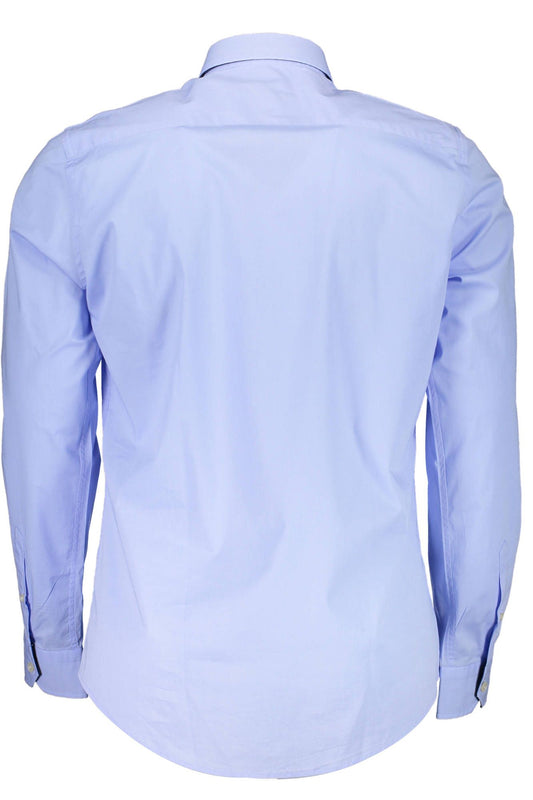 Harmont & Blaine Elegant Light Blue Cotton Blend Shirt