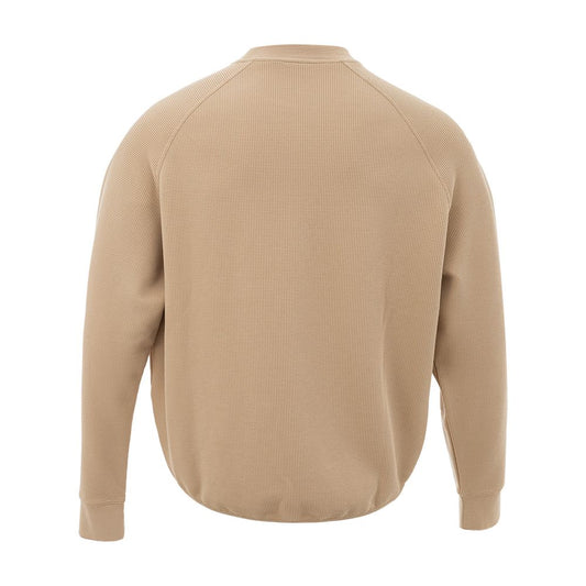 Armani Exchange Beige Cotton Sweater