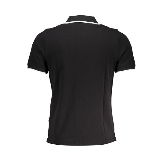 K-WAY Chic Black Polo with Contrast Details