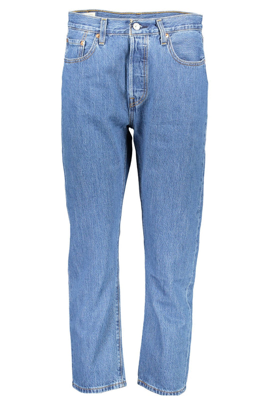 Levi's Chic Blue Cotton 5-Pocket Jeans for Women