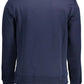 Plein Sport Sleek Blue Athletic Sweatshirt with Logo Detail