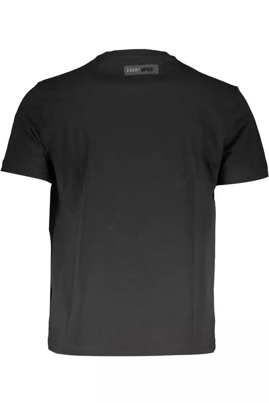 Plein Sport Elevated Athletic Black Tee with Iconic Print