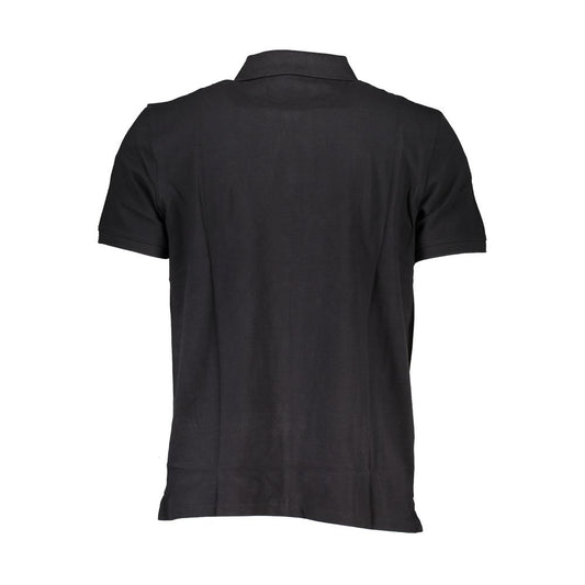 Timberland Black Cotton Polo Shirt