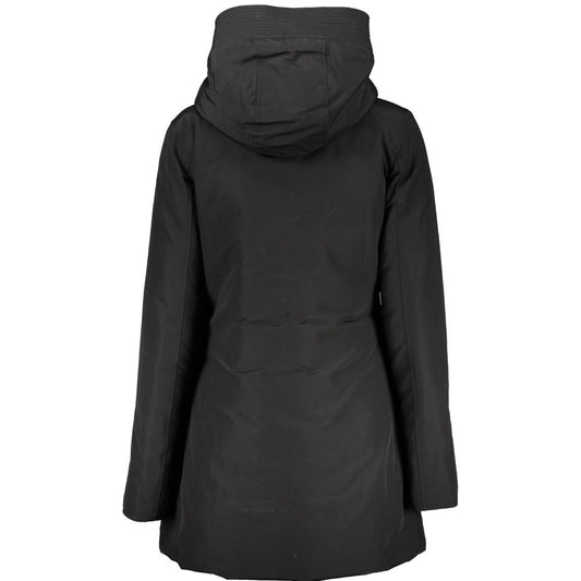 Woolrich Black Cotton Jackets & Coat