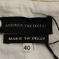 Andrea Incontri Exclusive Silk-Blend Beige Off-Shoulder Top