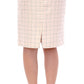 Andrea Incontri Elegant White Pencil Skirt - Chic and Sophisticated