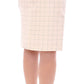 Andrea Incontri Elegant White Pencil Skirt - Chic and Sophisticated