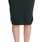 MILA SCHÖN Emerald Elegance Wool-Blend Pencil Skirt
