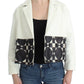Andrea Pompilio Exclusive Black & White Leather Jacket