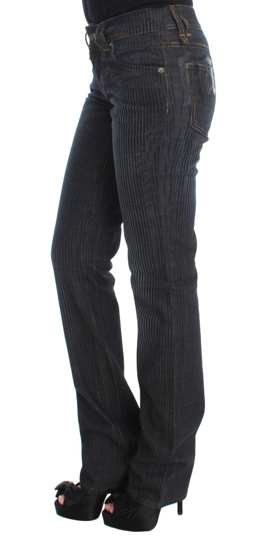 John Galliano Chic Slim Fit Bootcut Designer Jeans