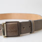 GF Ferre Elegant Leather Fashion Belt with Engraved Buckle