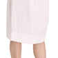 L'Autre Chose Elegant White Pencil Skirt