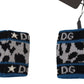 Dolce & Gabbana Exclusive Blue Cashmere-Wool Blend Wrist Wrap