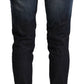Acht Chic Slim Fit Blue Washed Jeans