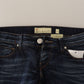 Acht Chic Slim Fit Blue Washed Jeans