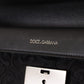 Dolce & Gabbana Elegant Black Silver Clutch Portfolio