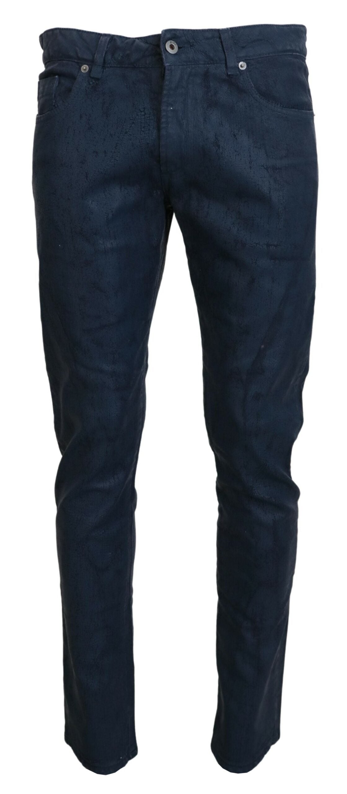 Exte Chic Tapered Blue Denim Jeans