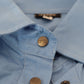 Ferre Elegant Blue Cotton Long Sleeve Polo Top
