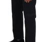 John Galliano Elegant Black Mainline Cotton Jeans