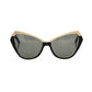 Frankie Morello Chic Bicolor Cat Eye Sunglasses
