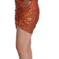 Aniye By Sequin Embellished Wrap Mini Dress