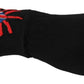 Dolce & Gabbana Elegant Black Virgin Wool Gloves