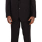 Domenico Tagliente Elegant Grey Two-Piece Suit for Men