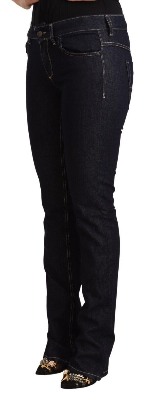 GF Ferre Chic Low Waist Skinny Jeans in Timeless Black