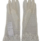 Dolce & Gabbana Chic White Wrist Length Gloves