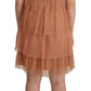 Liu Jo Chic Pink Sleeveless Tiered Mini Dress