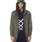Nicolo Tonetto Oversized Hooded Fleece - Army Zip Comfort