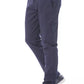 Verri Elegant Blue Classic Trousers