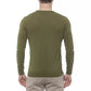 Conte of Florence Emerald Crewneck Cotton Sweater for Men