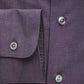 Robert Friedman Burgundy Slim Collar Shirt - Medium Elegance