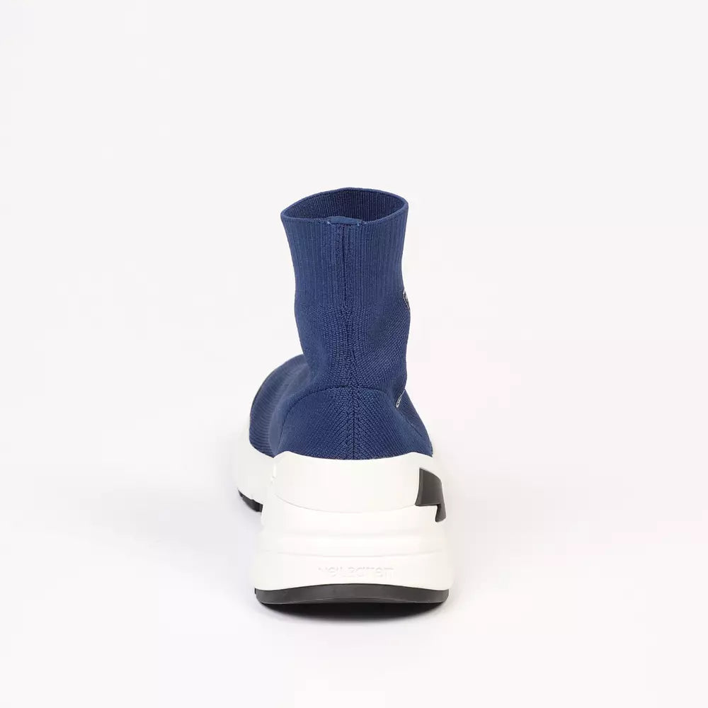 Neil Barrett Electric Bolt Sock Sneakers in Blue