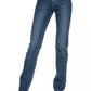 Ungaro Fever Chic Regular Fit Blue Jeans with Unique Logo Detail