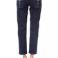 Ungaro Fever Chic Blue Capri Jeans with Button Details