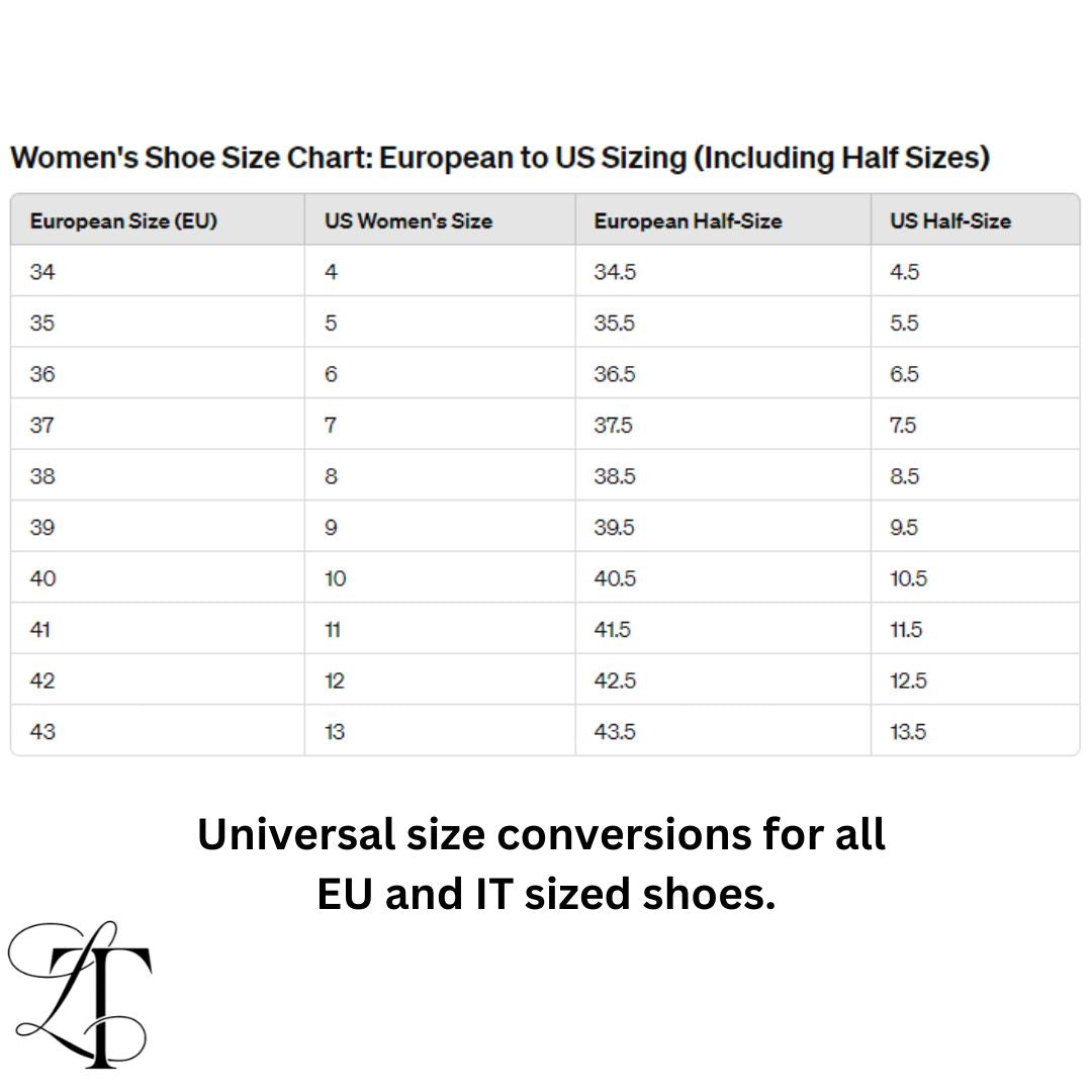 Women's Universal Shoe Size Conversions
