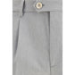 Brunello Cucinelli Gray Wool Casual Pants