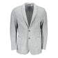 Gant Gray Polyester And Wool Blazer Mens Blazer