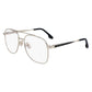 Victoria Beckham Gold Metal Glasses (Frames)