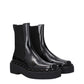 Valentino Garavani Black Leather Ankle Boots