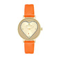 Juicy Couture Orange Plastic Dress Watch