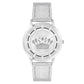 Juicy Couture Silver Plastic Dress Watch
