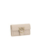 PINKO Beige Calf Leather Bos Taurus Wallet