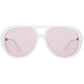 Victoria's Secret White Plastic Sunglasses
