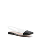 Gianvito Rossi Black Plexiglass Ballet Flats