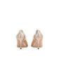 Sergio Rossi Rose Gold Calfskin High Heel Pumps