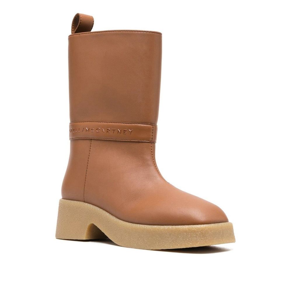 Stella McCartney Brown Polyethylene Ankle Boots